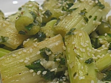  Celery sticks in cooking