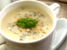  Mushroom soup with nutmeg