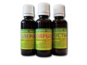  The combination of alcohol tinctures