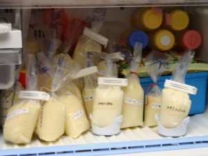 Nuances of keeping cow's milk in the freezer