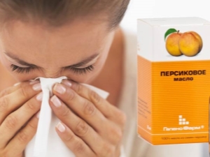  The benefits and harm of peach oil for the nose