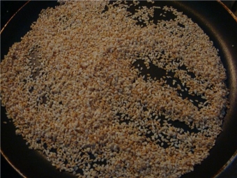  Sesame heat treatment