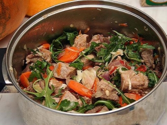  Stuffing for pumpkin in Italian with pine nuts