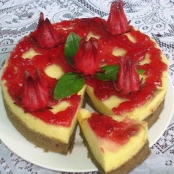  Hibiszkusz torta