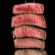  The degree of roasting beef steak