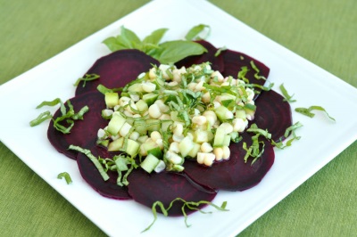  Beet salad with garlic