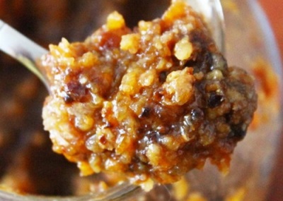  A mixture of walnuts with honey and dried fruits is very useful for the body and is a good prevention of some diseases.