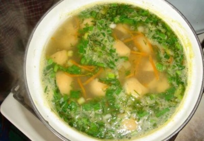  Rainbow Mushroom Soup