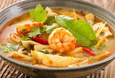  Thai soup with kalgan - tom yam kung