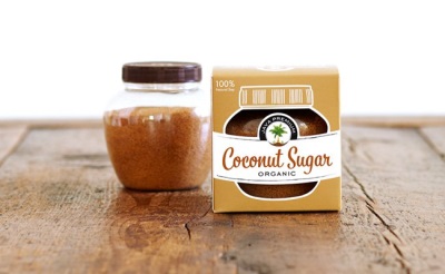  Coconut sugar in a can