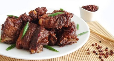  Pork ribs with szechuan pepper