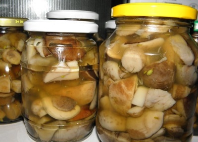  Pickled aspen mushrooms