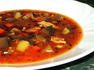  Borsch with boletus