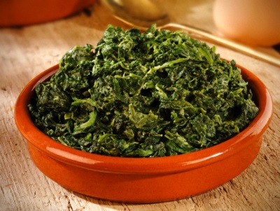  Calorie cooked spinach