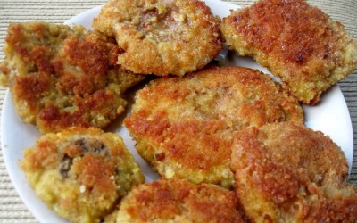  Mushroom chops syroezhek