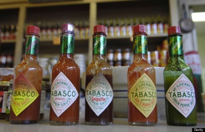  Tabasco is a very popular brand of sauces.