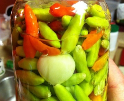  Marinated Tabasco Peppers